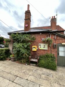 photo of the defibrillator at The Dove