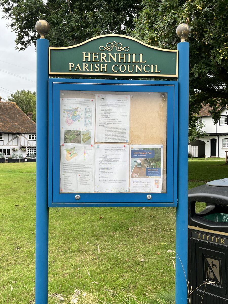 Photo of the Village Green Noticeboard